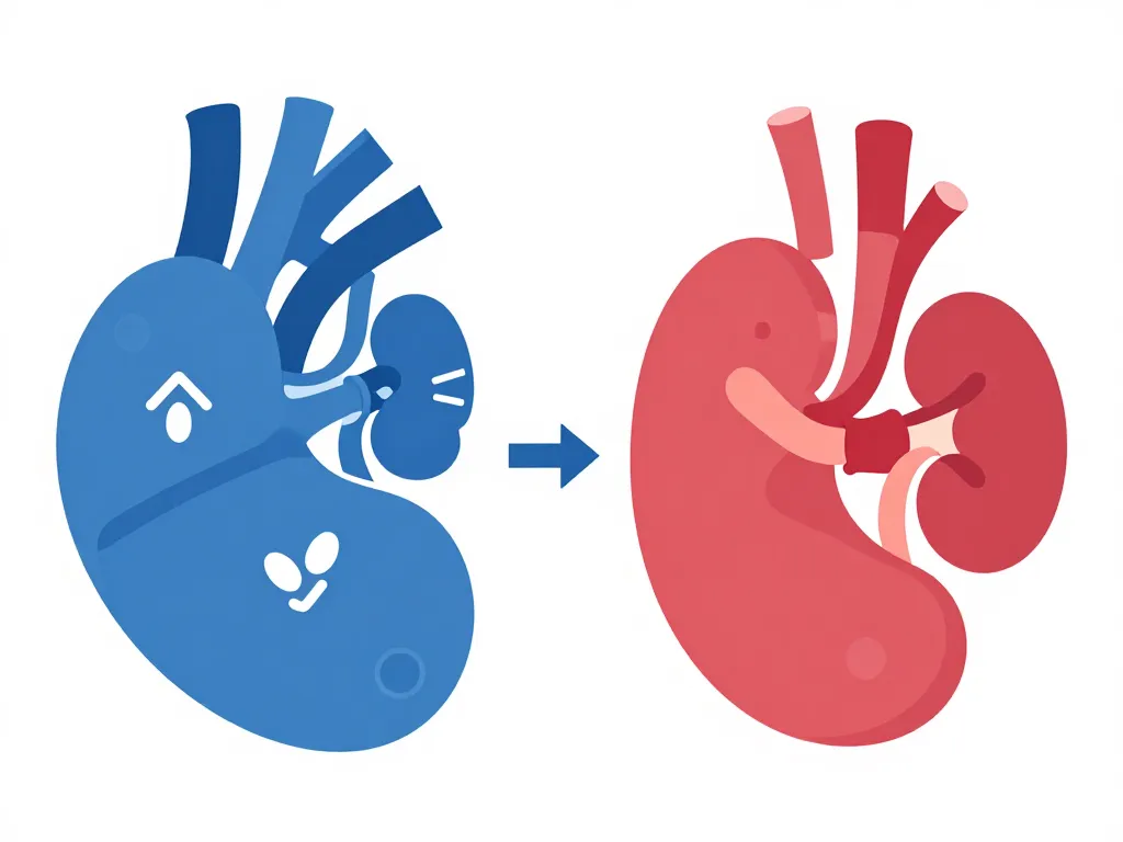 Schéma des 2 types d’hypertension artérielle essentiel et secondaire