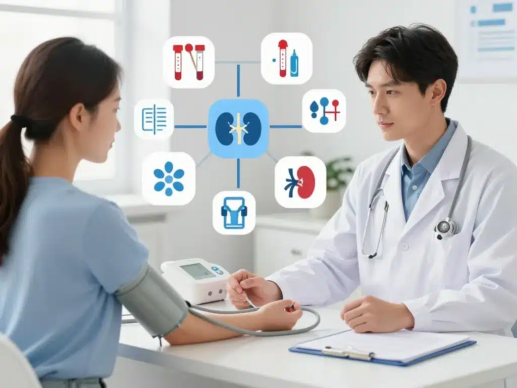 Scène symptômes et diagnostic des 2 types d’hypertension artérielle