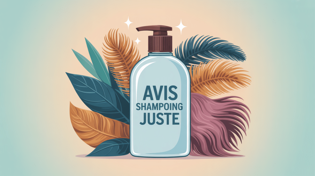avis shampoing juste visuel cheveux sains et cuir chevelu apaisé