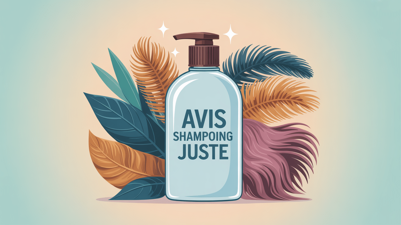 avis shampoing juste visuel cheveux sains et cuir chevelu apaisé