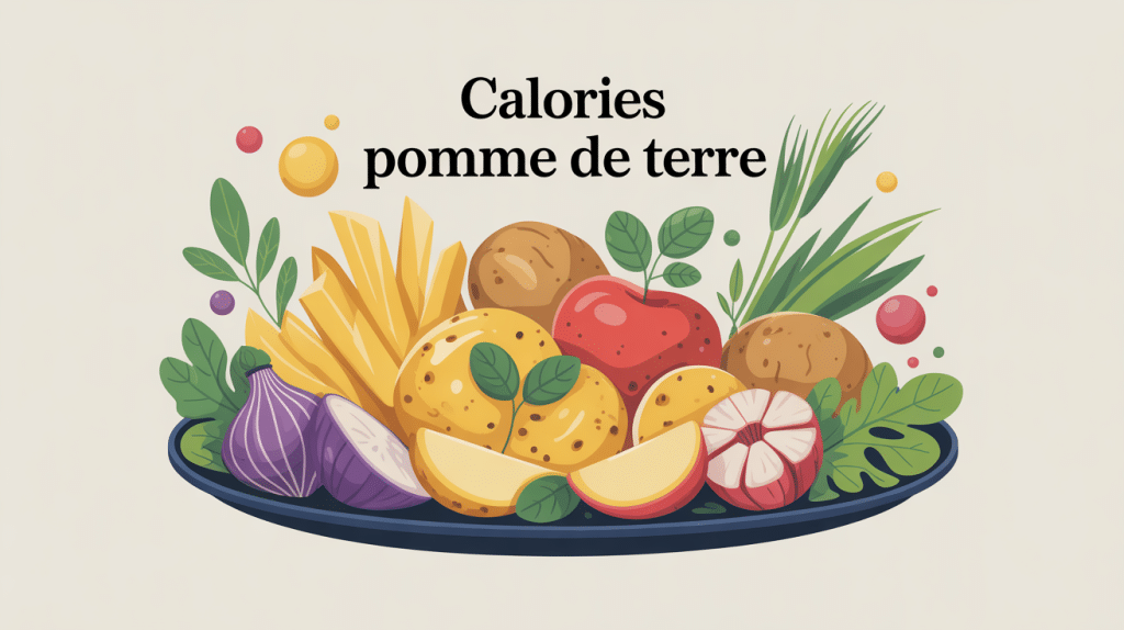 Illustration des calories de la pomme de terre selon le mode de cuisson