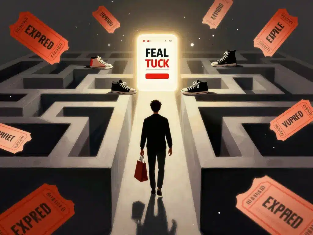 Metaphore visuelle recherche code promo Snipes