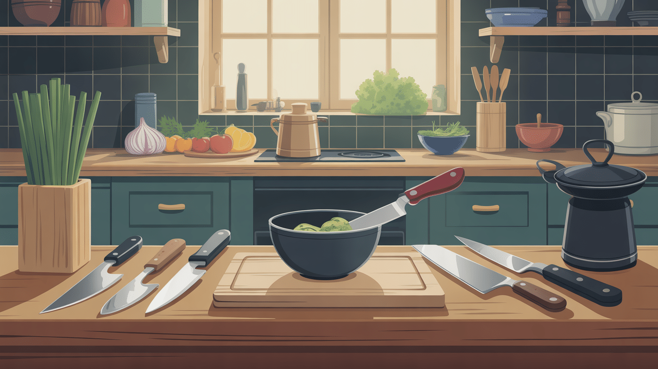 comment aiguiser un couteau scène avec outils d'aiguisage