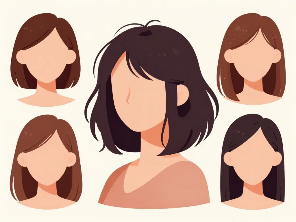 exemple coupe shaggy mi long selon visage et cheveux