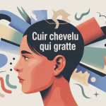 cuir chevelu qui gratte signification illustration vectorielle