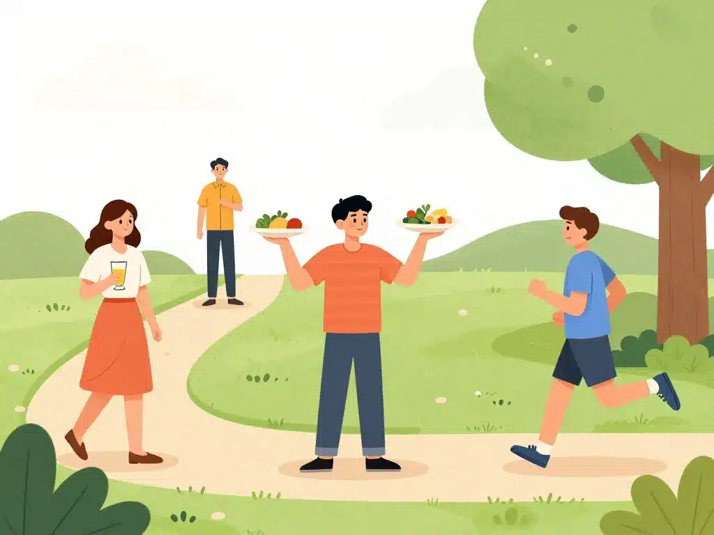 Image cure detox choix jus alimentation exercice