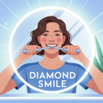 diamond smile avis illustration kit LED blanchiment dentaire maison