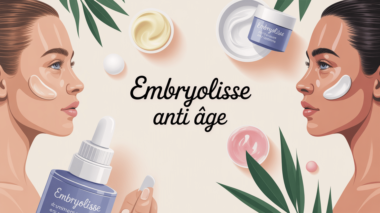 embryolisse anti age avis soins illustration vectorielle