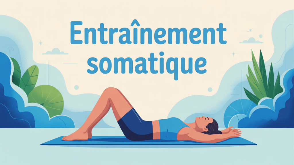 Entraînement somatique image apaisante silhouette relaxation