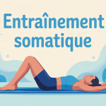 Entraînement somatique image apaisante silhouette relaxation