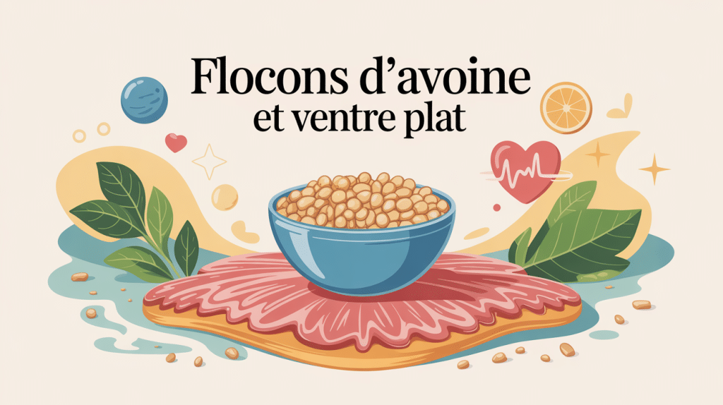 flocon d avoine et graisse abdominale bol santé ventre plat
