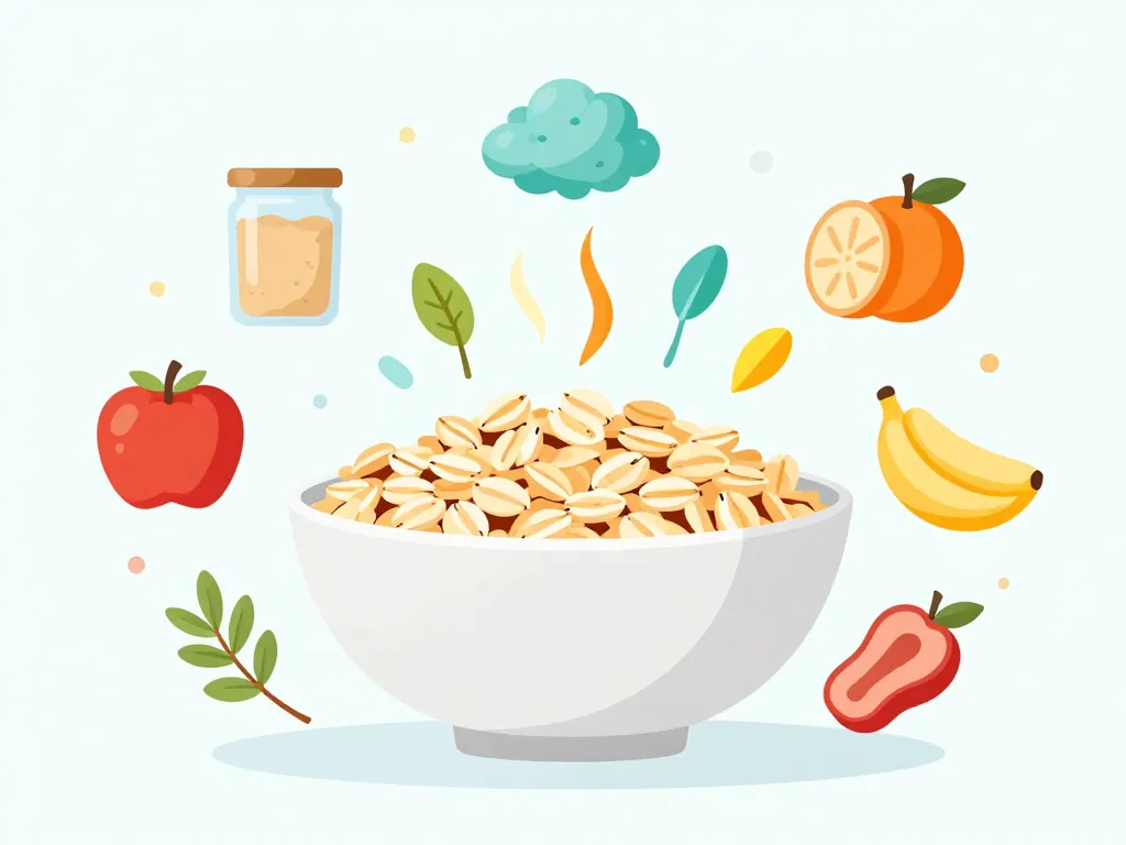 flocons d avoine valeur nutritionnelle bowl nutriments