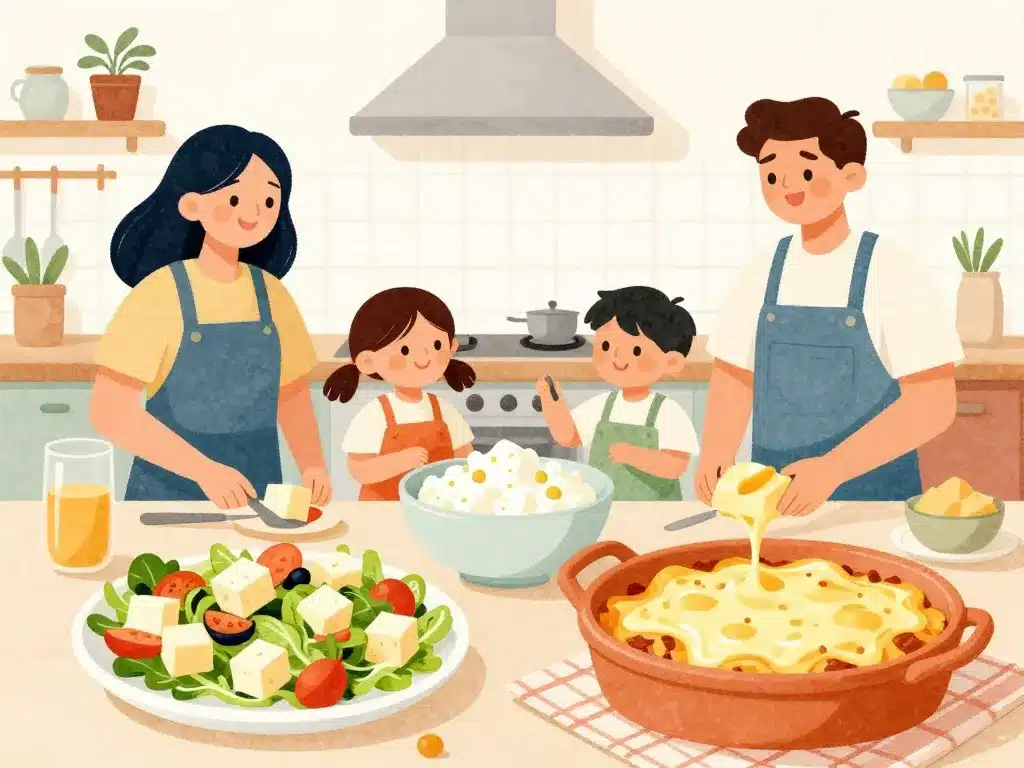 plats famille fromage 0 matiere grasse cuisine légère