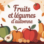 fruit et legume d automne disposition colorée