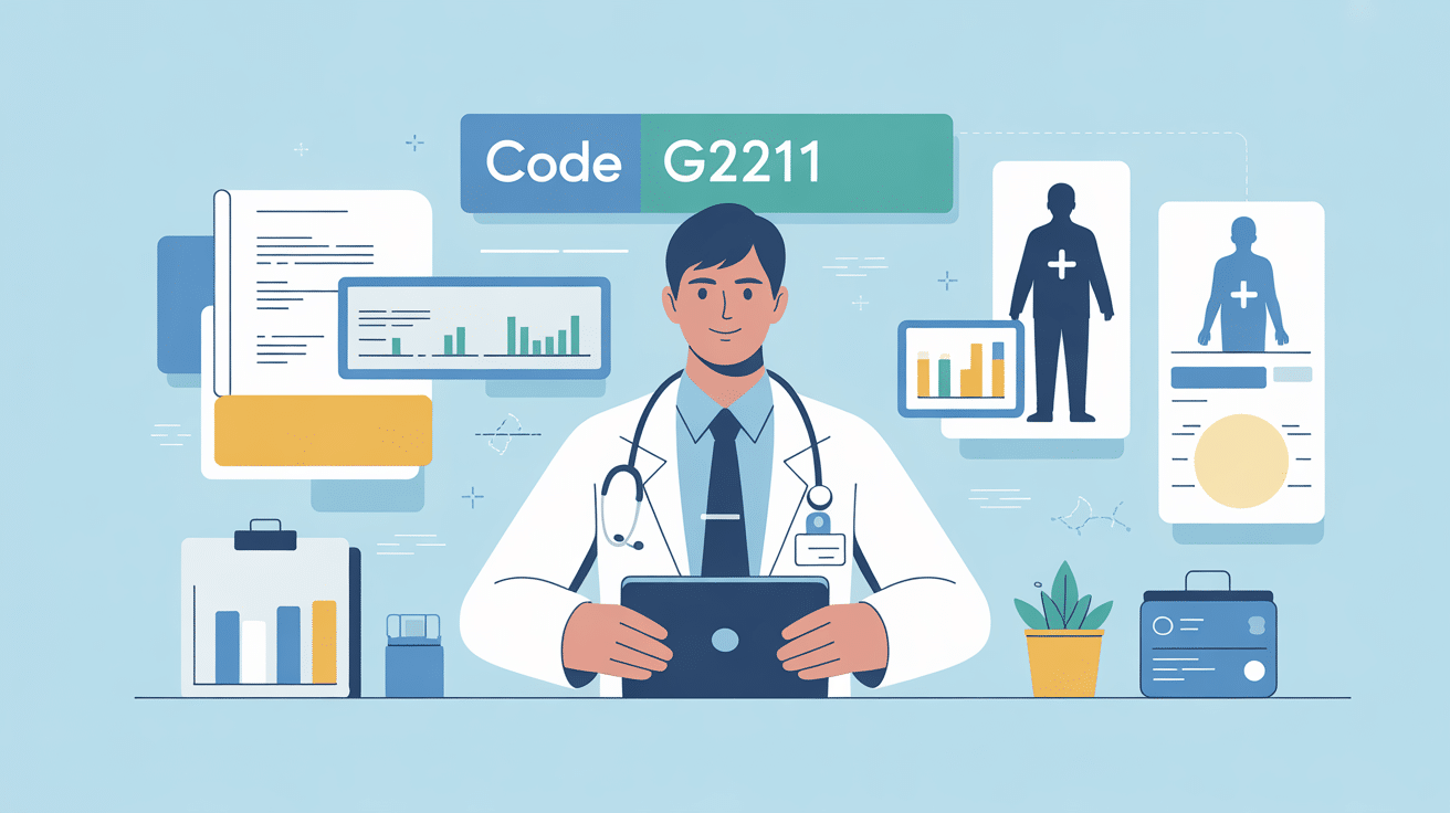 g2211 cpt code description illustration facturation patient complexe