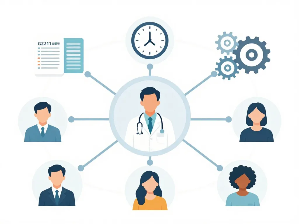 g2211 cpt code description diagramme relation médecin patient
