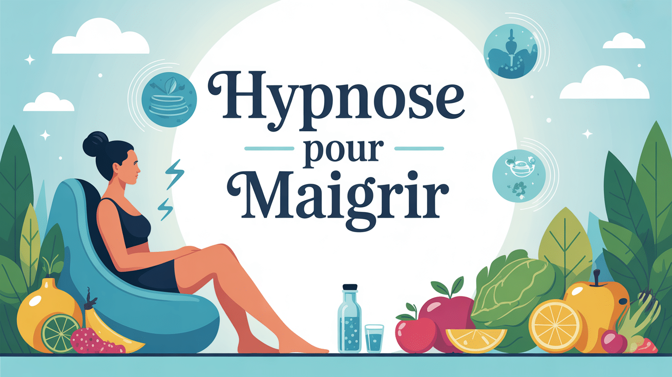 maigrir par hypnose image vectorielle bien-être
