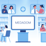 medadom avis illustration téléconsultation vectorielle