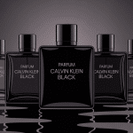 illustration flacons noirs parfum calvin klein black