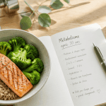comment augmenter son metabolisme apres 50 ans bol saumon haltères carnet