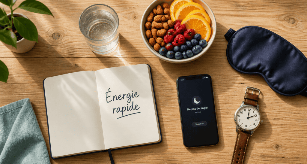 comment avoir de l energie rapidement table astuces