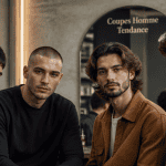 Coupe homme tendance sur quatre modèles