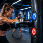 fitboxing entraînement studio sac connecté