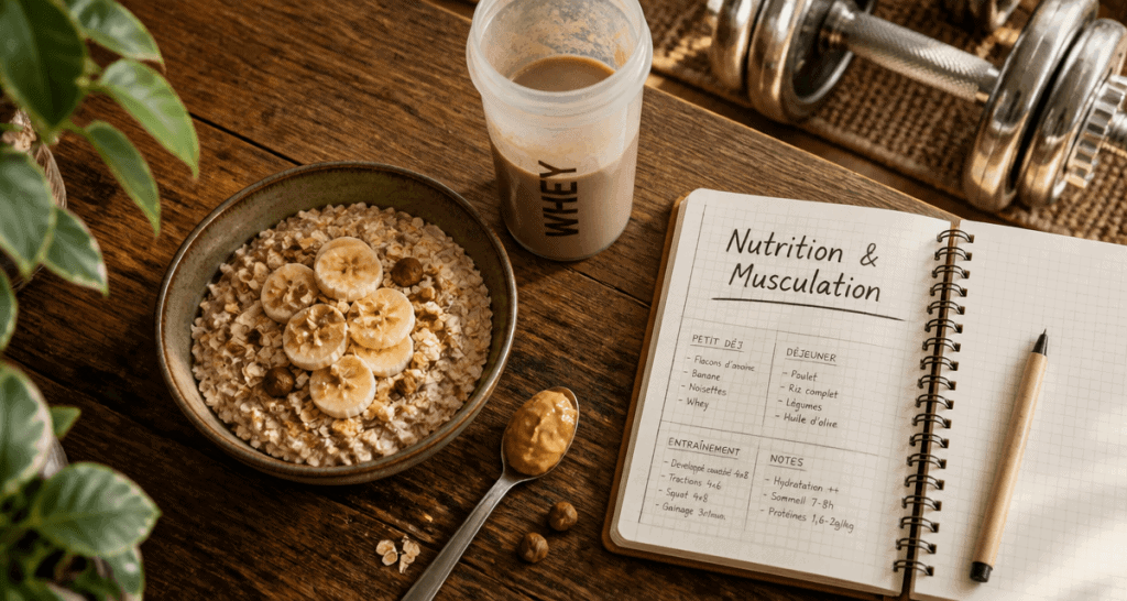 flocons d'avoine musculation bol shaker whey