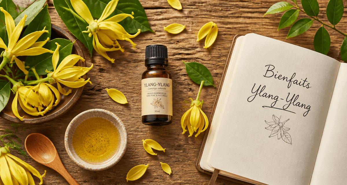 huile essentielle ylang ylang bienfaits composition fleurs carnet
