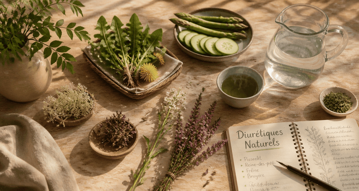 le plus puissant diuretique naturel plantes et aliments