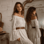 ma boheme robe dentelle femme miroir atelier