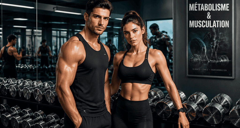 Métabolisme et musculation homme femme salle de sport