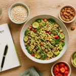 nutrition perdre du poids salade quinoa légumes