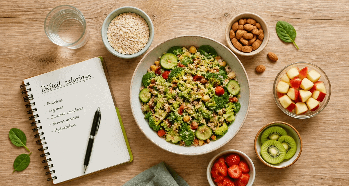 nutrition perdre du poids salade quinoa légumes