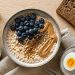 Petit dej équilibré recette bol porridge et accompagnements