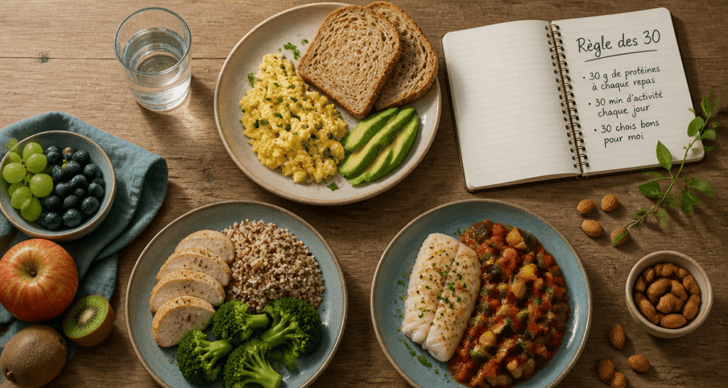 plan alimentaire pour perte de poids assiettes saines