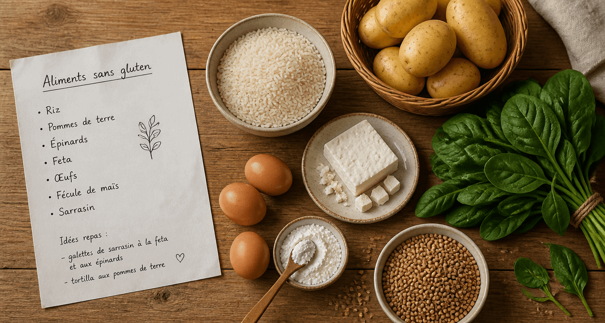 quel sont les aliment sans gluten bol riz pommes terre oeufs