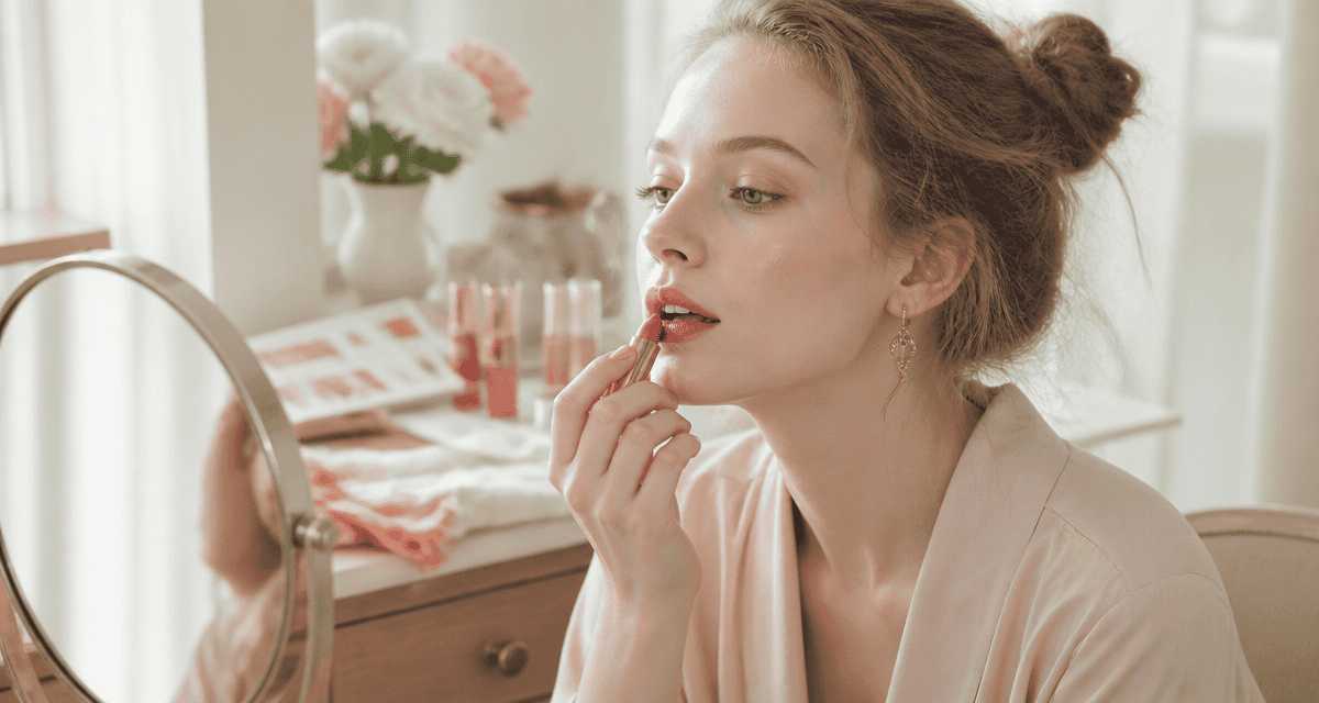 quelle couleur de rouge à lèvres pour peau claire femme applique rose framboise