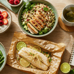 recette pour maigrir le ventre bol porridge salade quinoa cabillaud