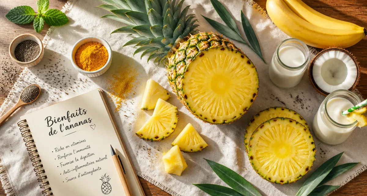 10 bienfaits de l ananas ananas frais smoothie