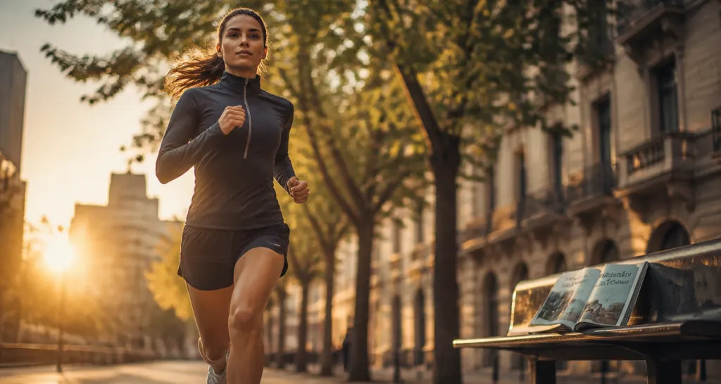 10 bienfaits de la course a pied femme sportive au lever du soleil