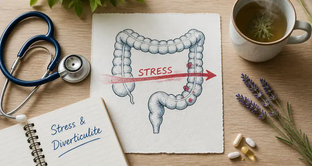 diverticulite et stress schéma côlon table