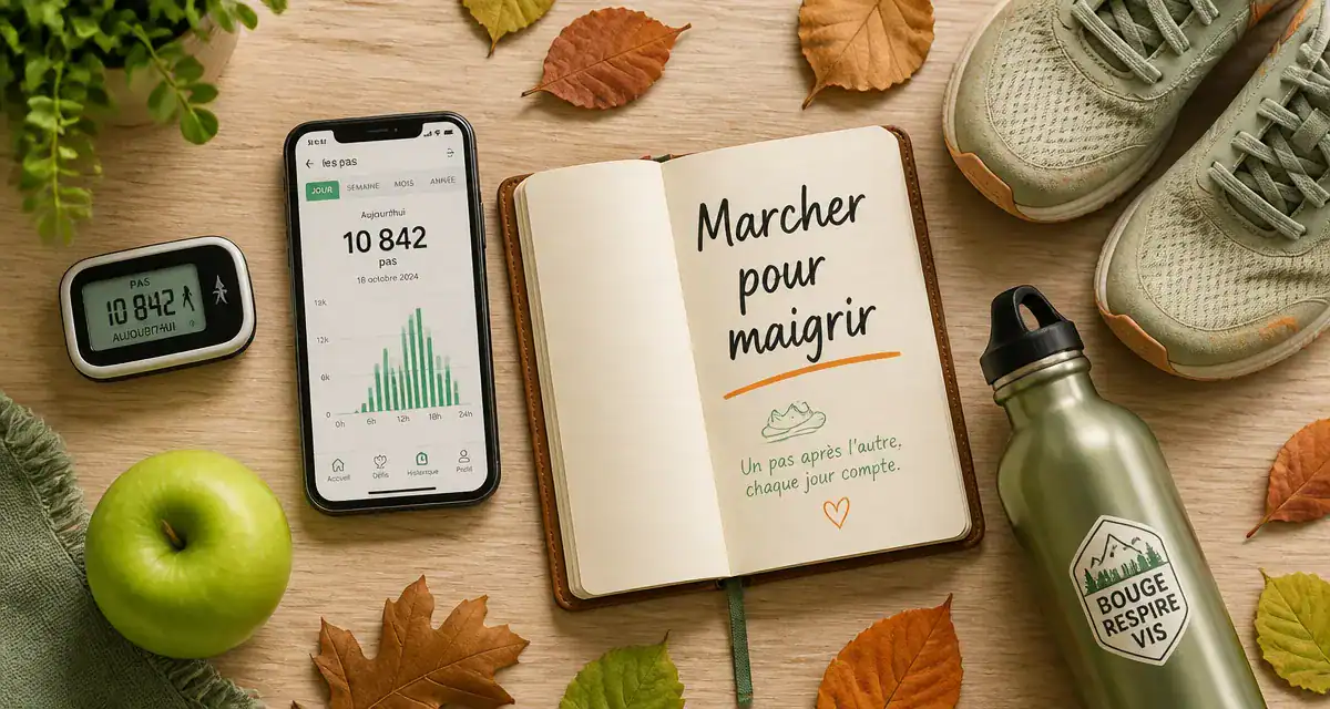 Marcher fait il maigrir podomètre baskets gourde