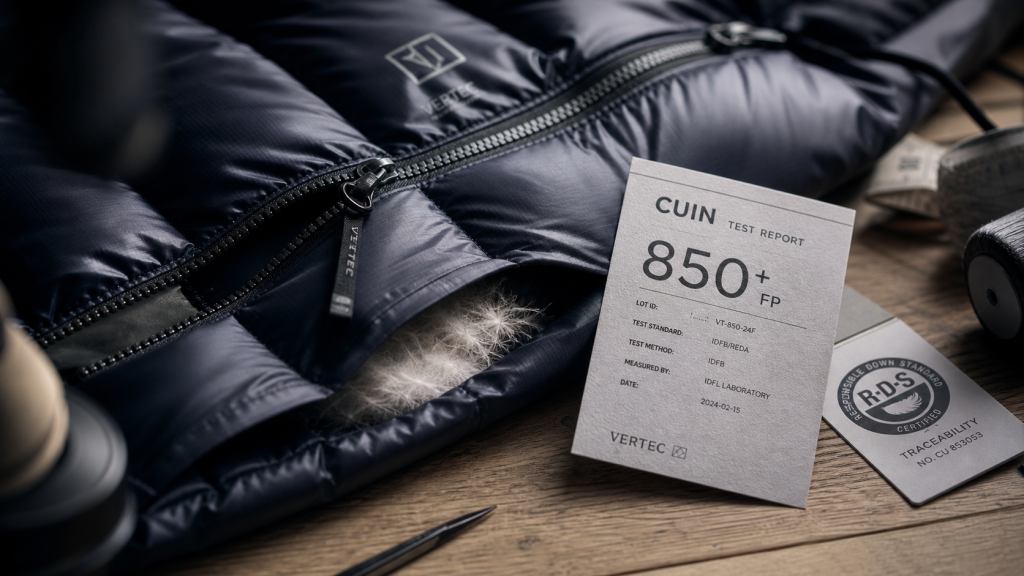 Marque de doudoune de luxe : doudoune premium, duvet et traçabilité RDS