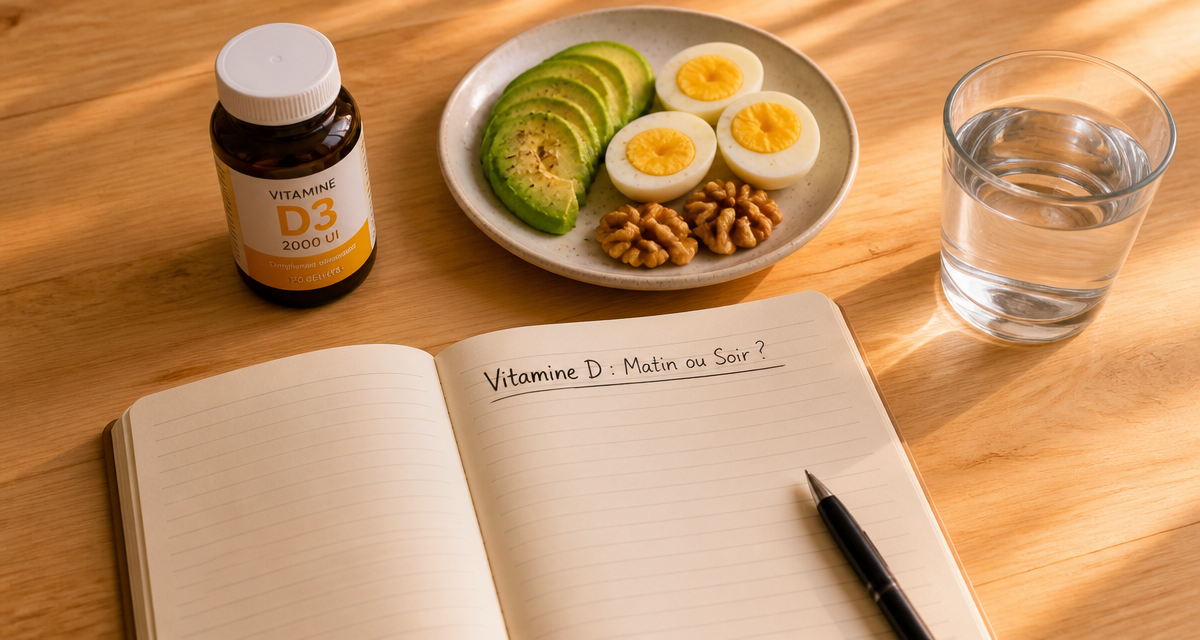pourquoi prendre la vitamine d le soir flacon aliments