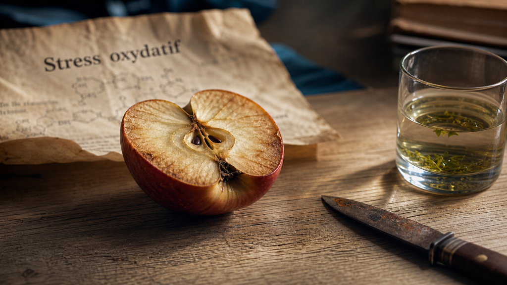 Qu est ce que le stress oxydatif : pomme brunissant, oxydation et antioxydants