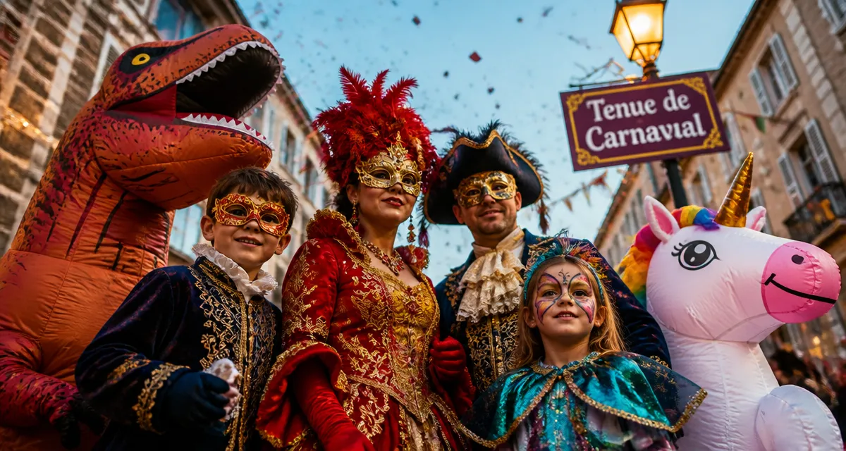 tenue carnaval groupe costumes rue
