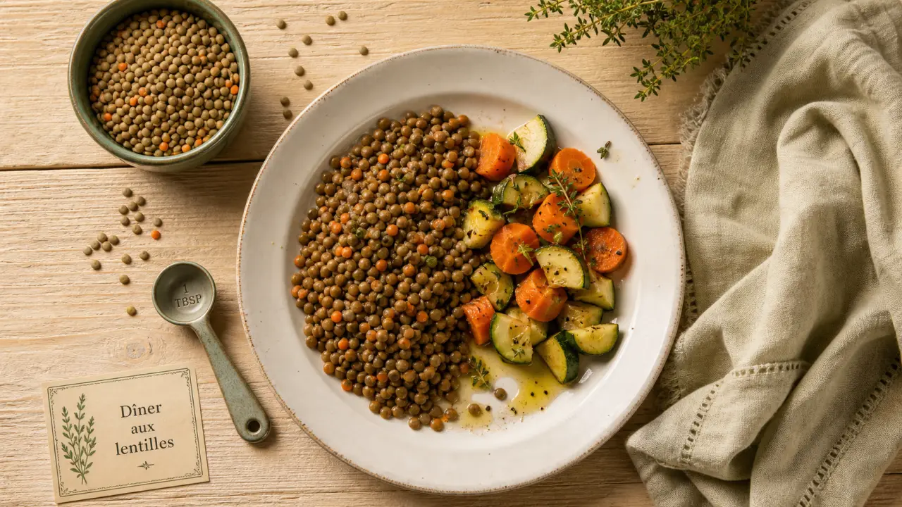 Manger des lentilles le soir fait grossir : lentilles, portions et glycémie