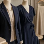 Morphologie en H : coupes cintrées et taille dessinée, mode studio.