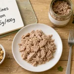 Protéine thon en assiette : teneur en protéines 25g/100g